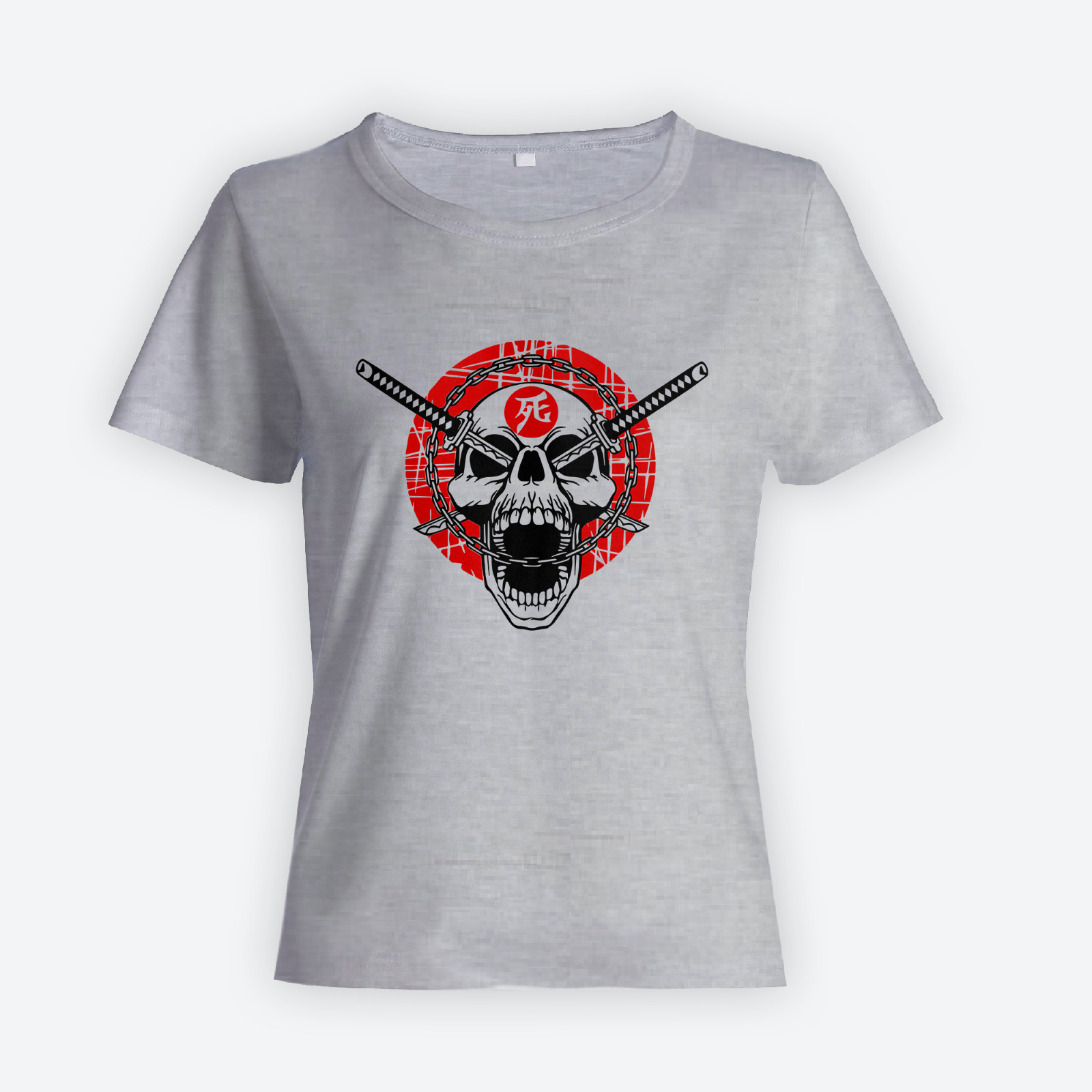 Модная футболка с принтом Череп