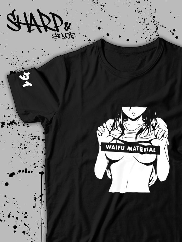 Футболка Аниме оверсайз с принтом