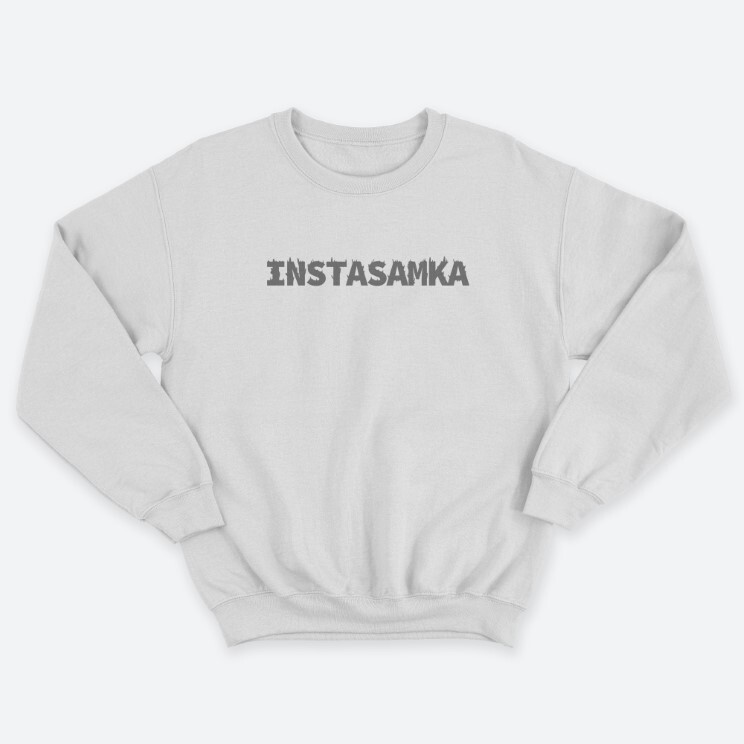 Женский свитшот с принтом Instasamka.