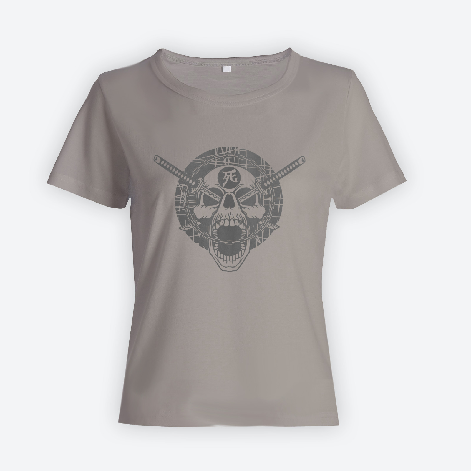 Модная футболка с принтом Череп