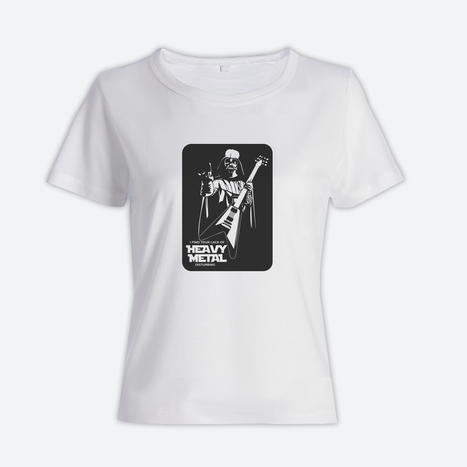 Футболка с крутым принтом Хэви Металл