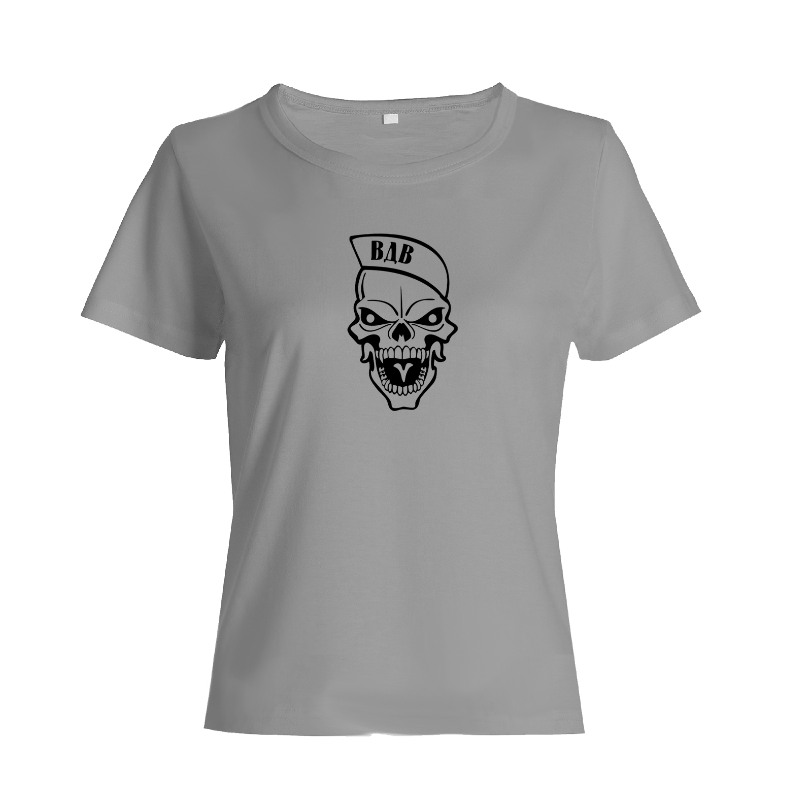 Футболка с черепом ВДВ с принтом