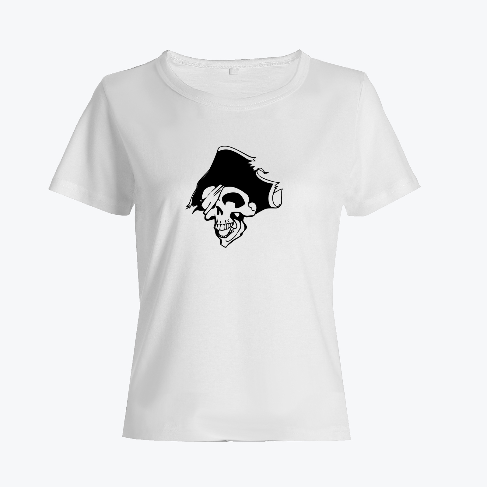 Футболка с черепом с принтом