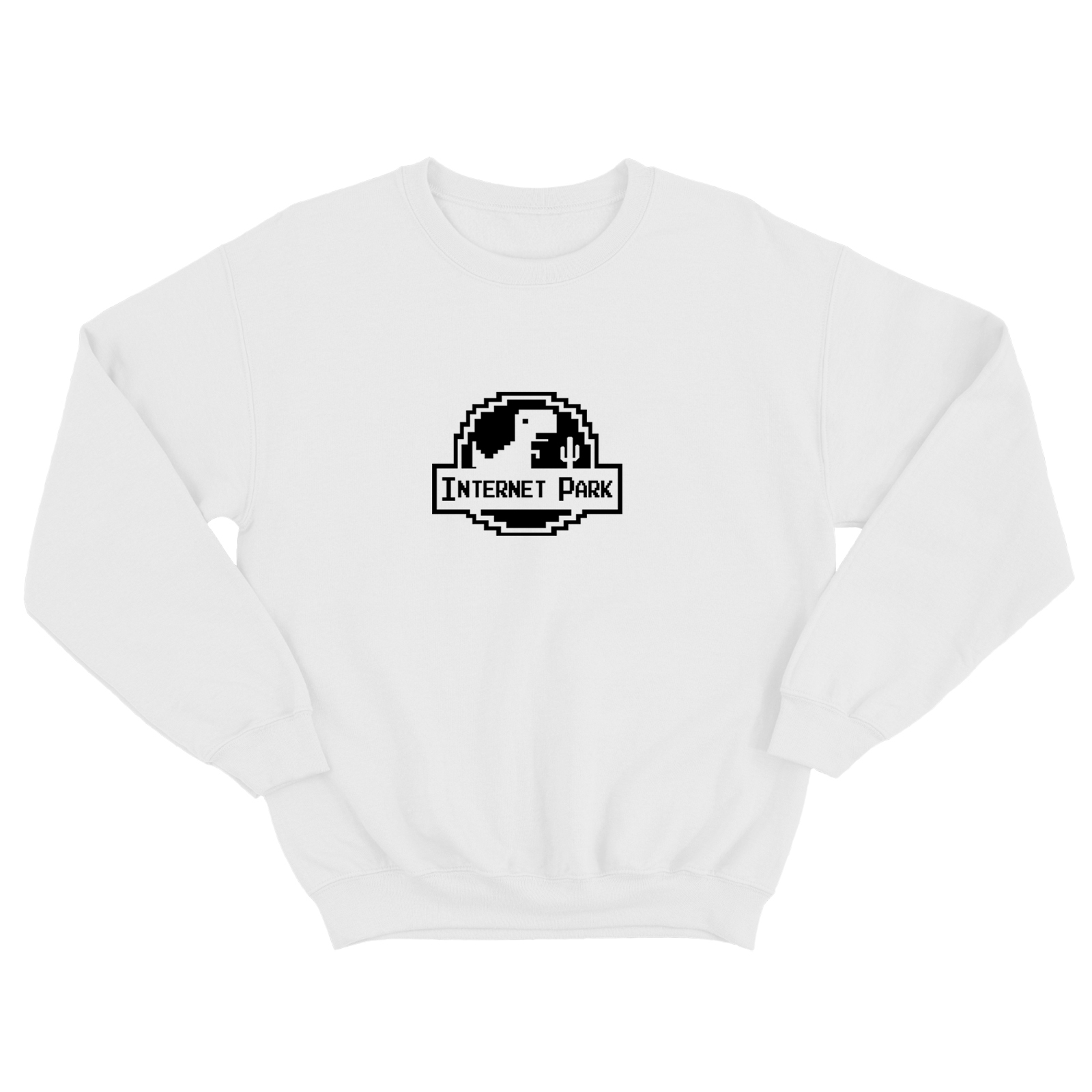 Свитшот для мужчины с интересной надписью Internet park. Оригинальная толстовка без капюшона.