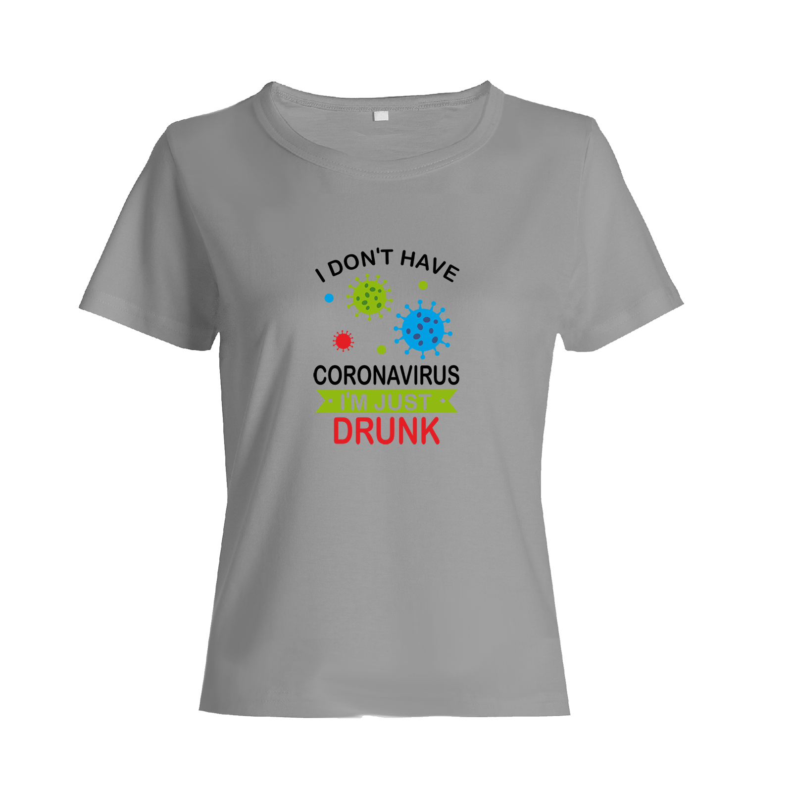 Прикольная футболка с надписью I don't have coronavirus