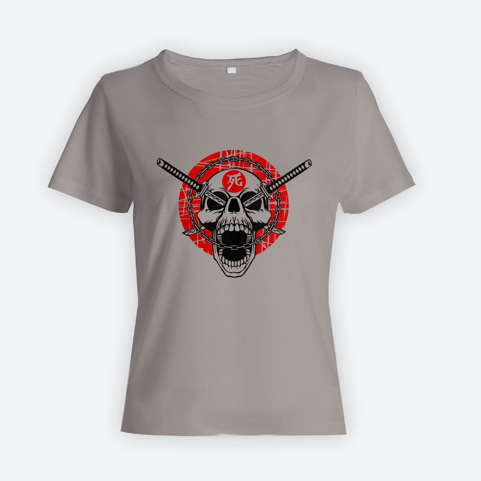 Модная футболка с принтом Череп