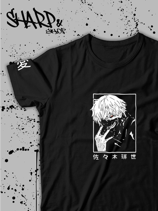 Футболка Аним оверсайзс принтом