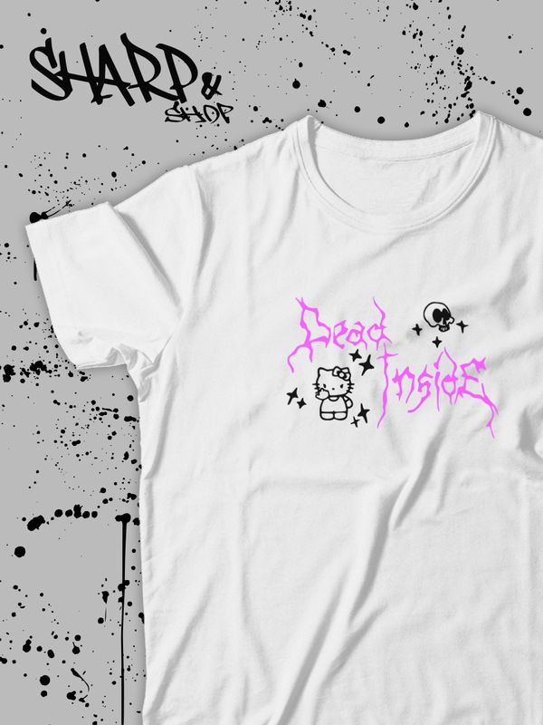 Аниме футболка оверсайз с принтом ахегао и anime