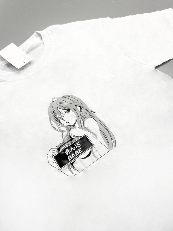 Футболка Аниме оверсайз с принтом