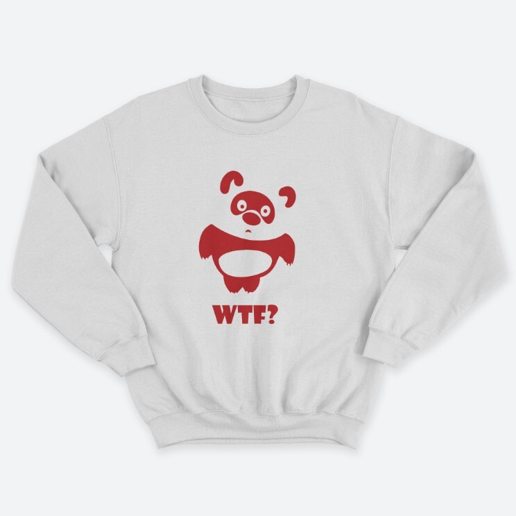 Прикольный мужской свитшот с надписью WTF Vinney.