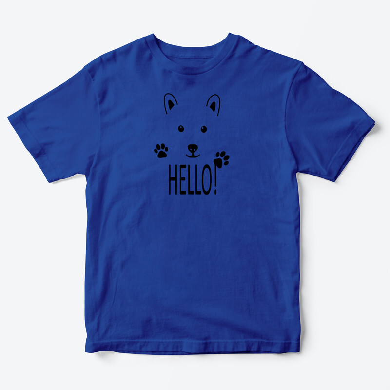 Детская футболка для девочки с рисунком Hello