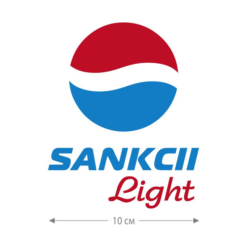 Наклейка на автомашину с принтом