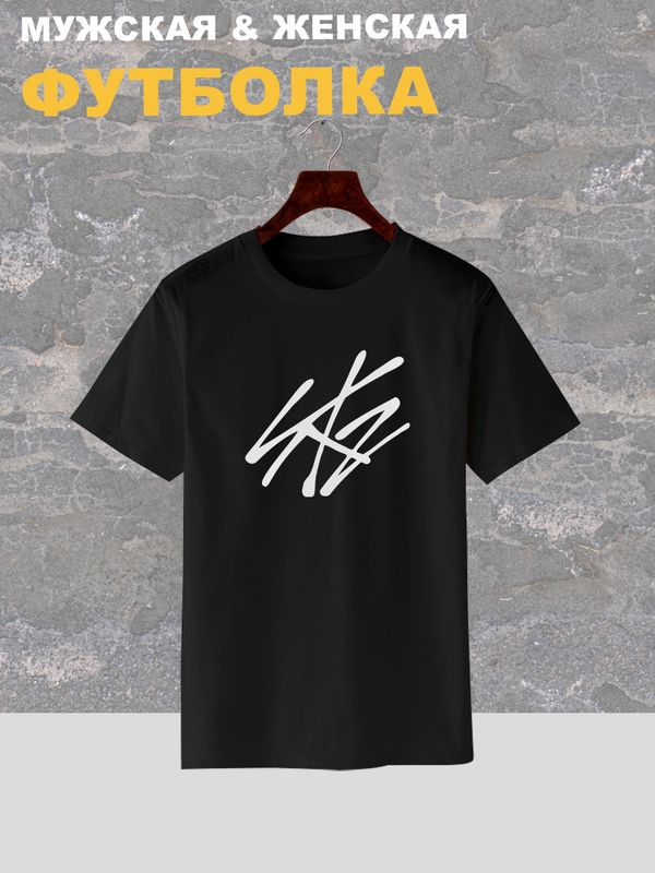 Футболка Skz Straykids Stray Kids логотип стрэй кидс с принтом