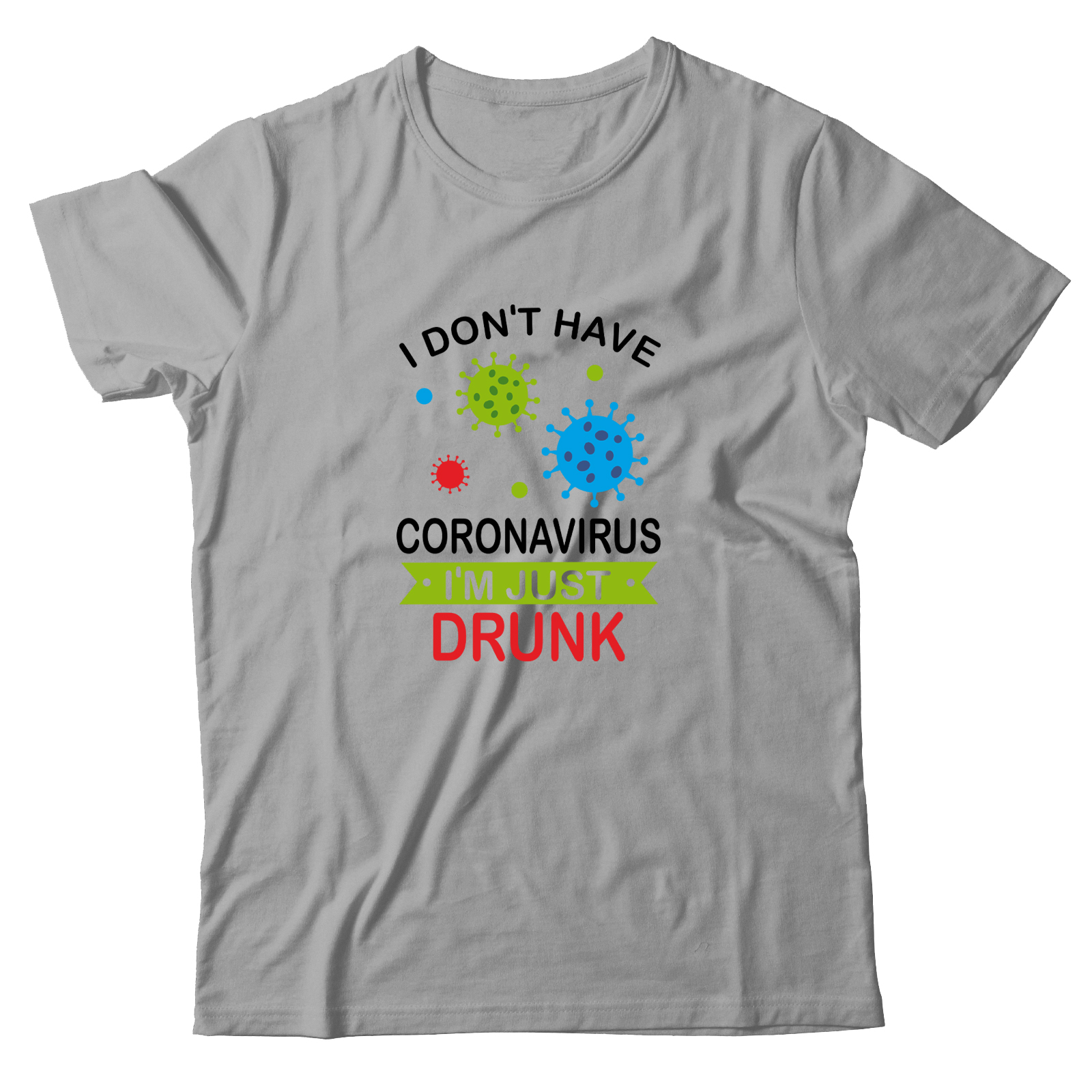 Прикольная футболка с надписью I don't have coronavirus