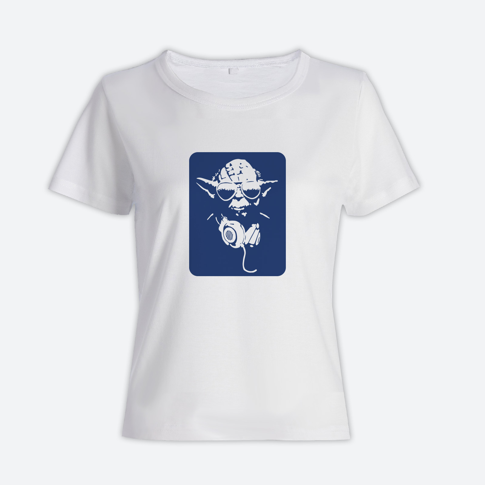 Футболка с прикольным принтом Йода