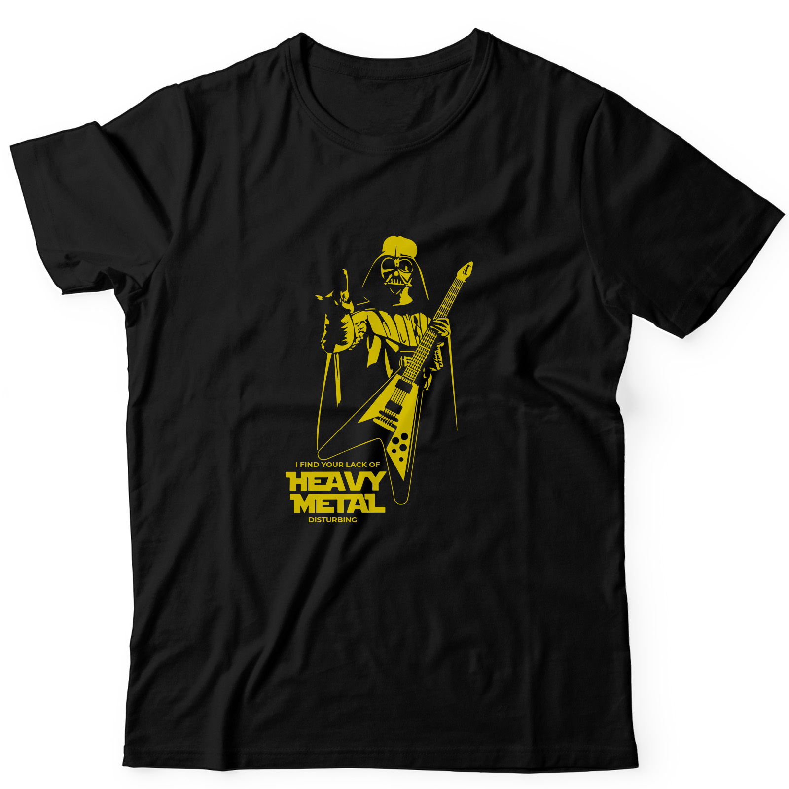 Футболка с крутым принтом Хэви Металл