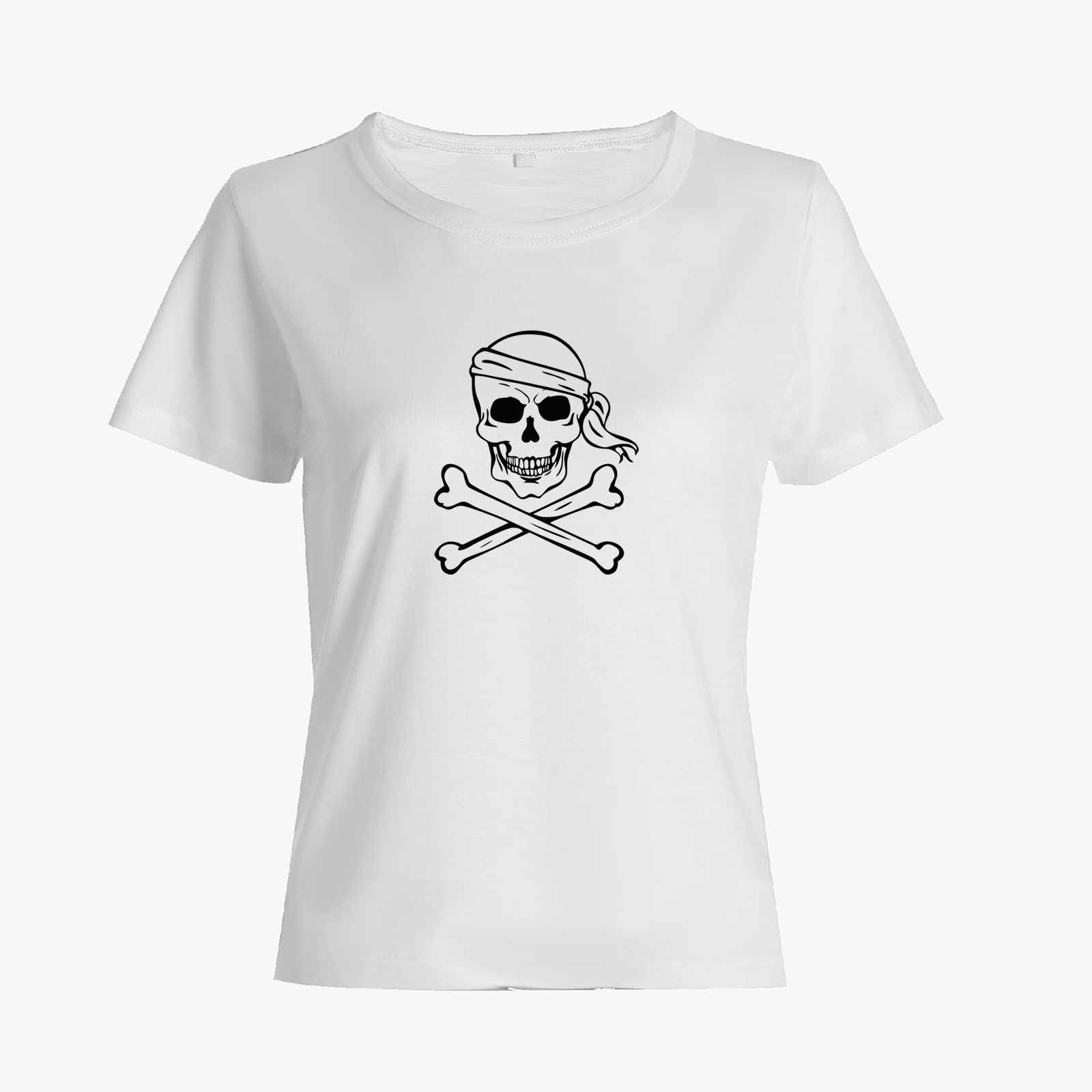 Футболка с черепом оверсайз с принтом