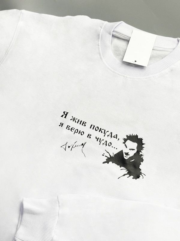 Свитшот мужское оверсайз с надписью  Свитшот мужское оверсайз с надписью