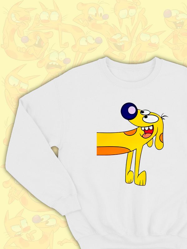 Парные свитшоты Котопес Пес CatDog Dog прикол белая мужская с принтом для влюбленных пар парня и девушки, двоих подруг и друзей, мемная, прикольная андеграунд парная одежда y2k оверсайз Парные свитшоты Котопес Пес CatDog Dog прикол белая мужская с принтом для влюбленных пар парня и девушки, двоих подруг и друзей, мемная, прикольная андеграунд парная одежда y2k оверсайз
