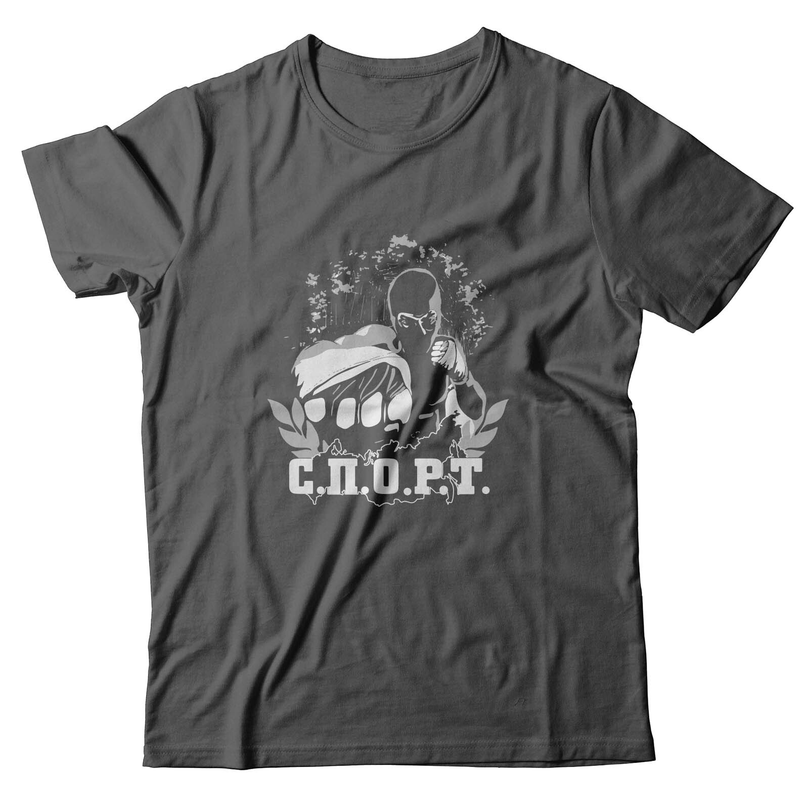 Футболка для тренировок и повседневной носки с принтом СПОРТ