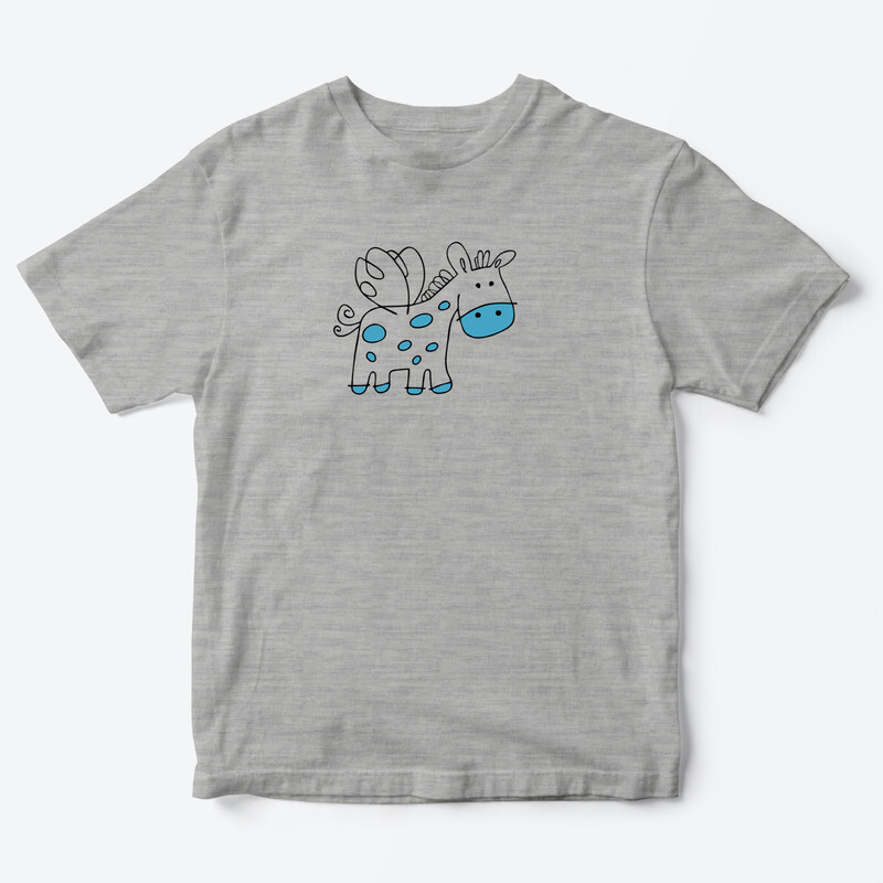 Детская футболка для девочки с рисунком Крылатый пони