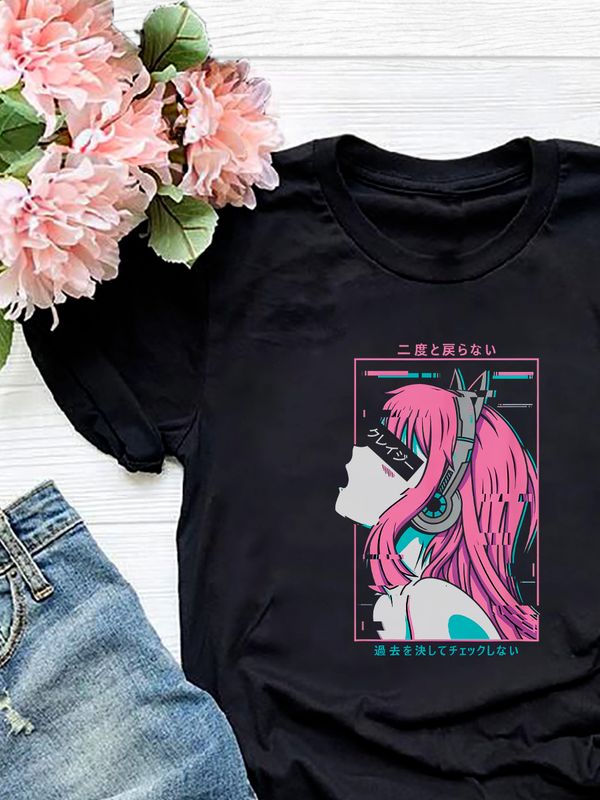 Футболка Ахегао аниме тян ahegao anime girl hentai с принтом