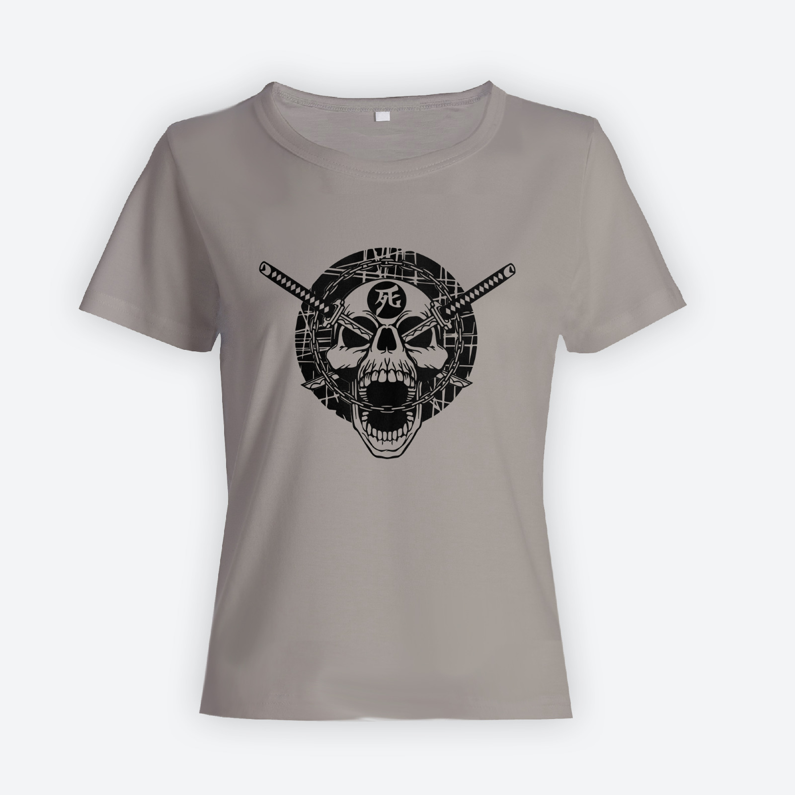 Модная футболка с принтом Череп