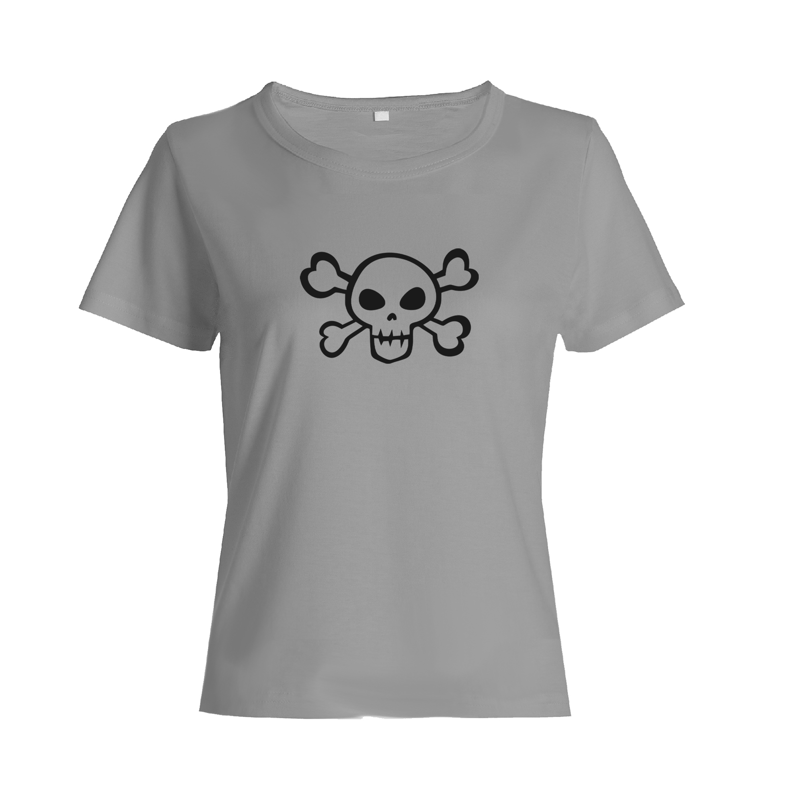 Футболка с черепом с принтом