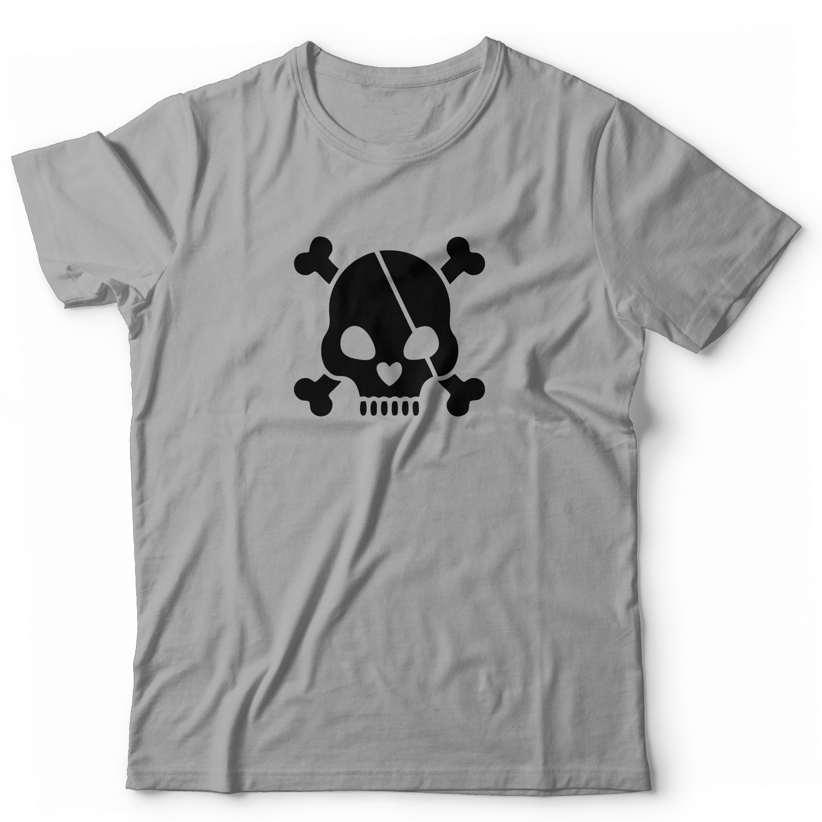 Футболка с черепом пиратским в повязкой на глазе
