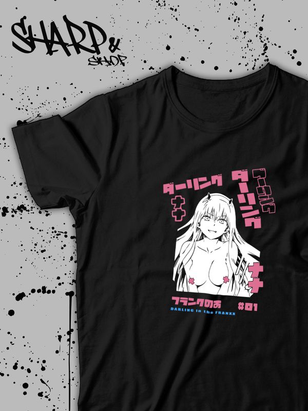 Аниме футболка оверсайз с принтом anime