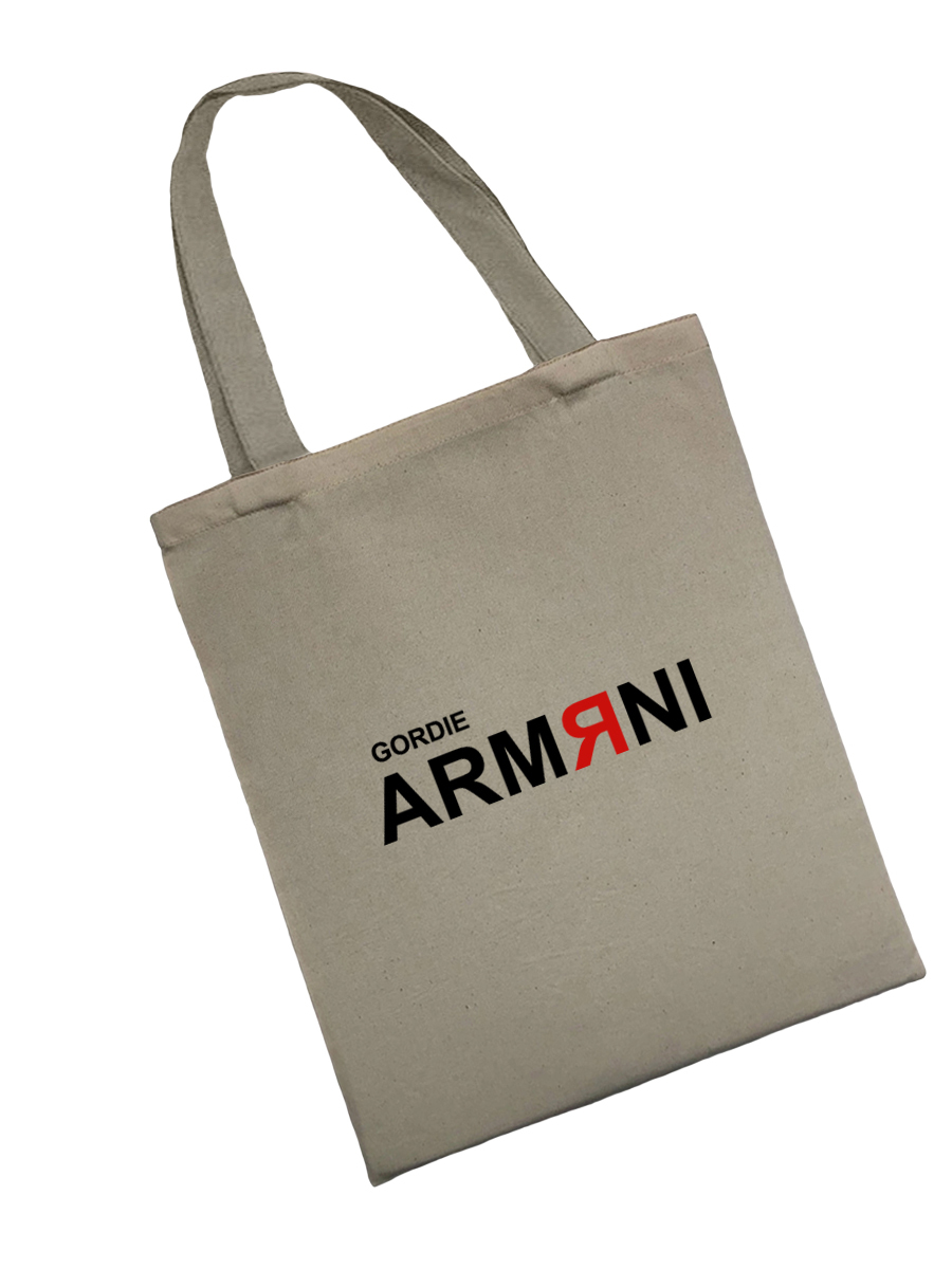 Сумка шоппер - холщовая хлопковая эко сумка с принтом ARMЯNI