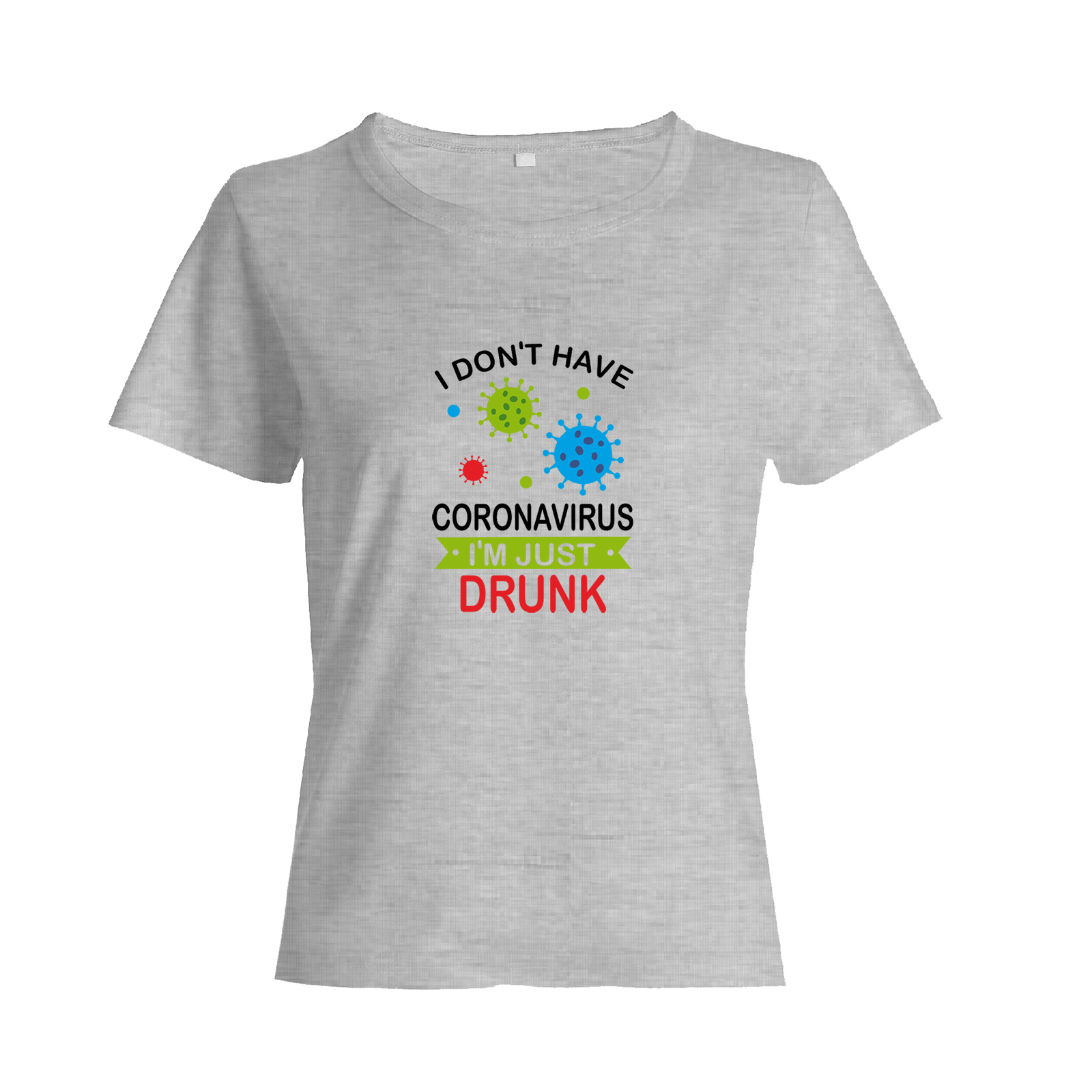 Прикольная футболка с надписью I don't have coronavirus