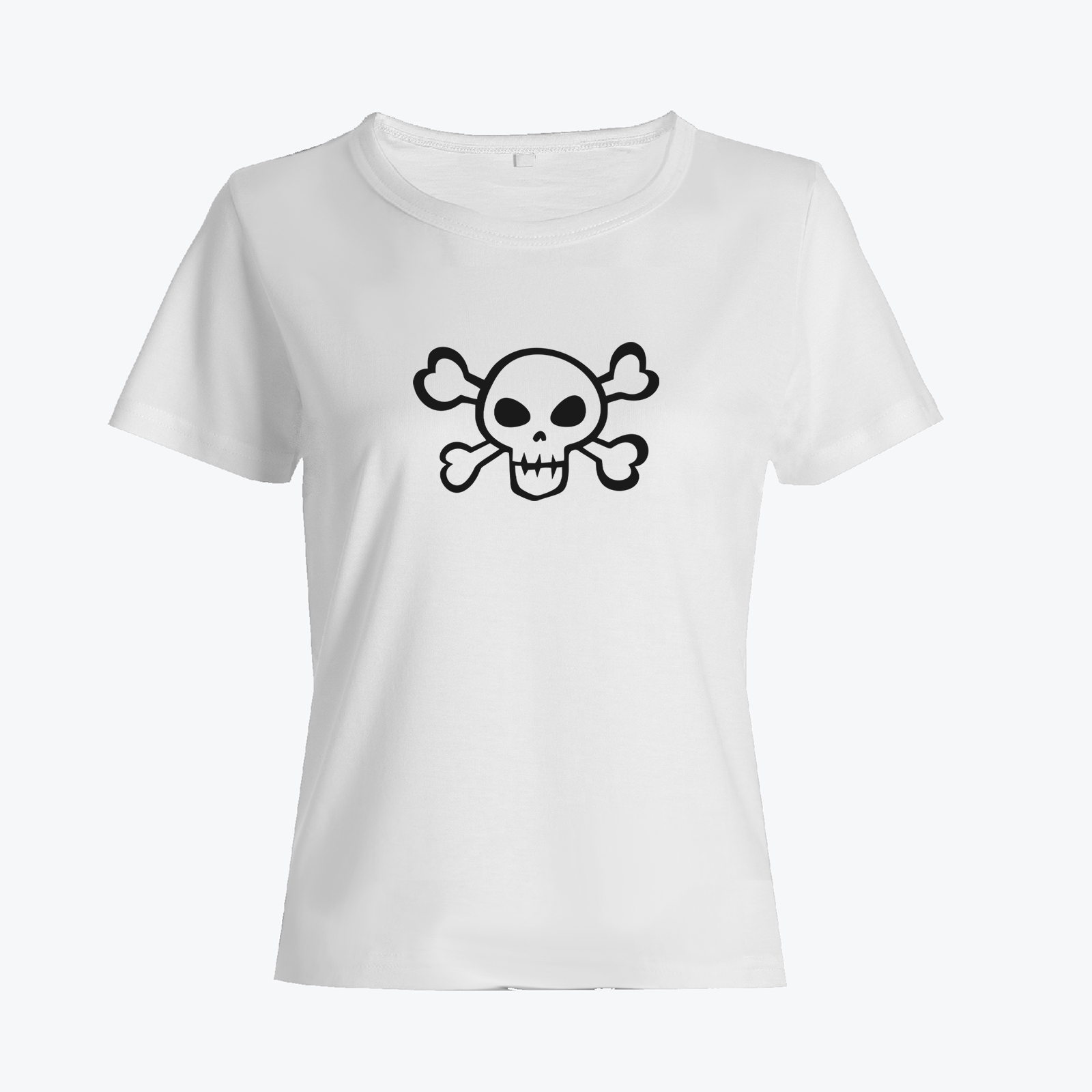 Футболка с черепом с принтом