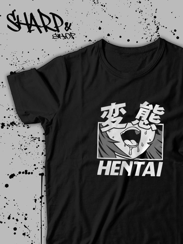 Аниме футболка оверсайз с принтом anime