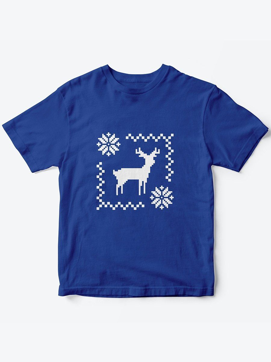 Детская футболка с рисунком Олень / с принтом