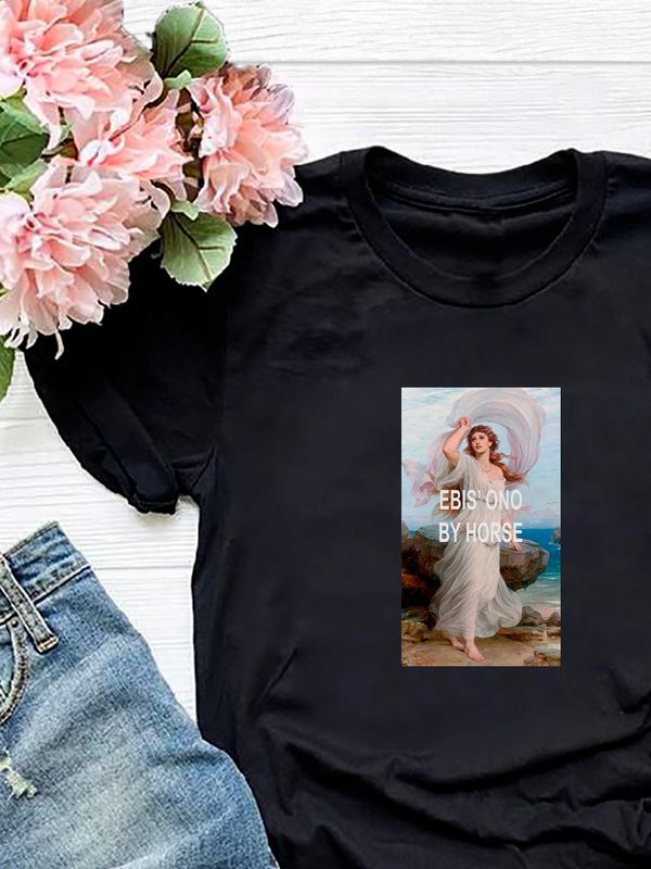 Футболка с принтом 