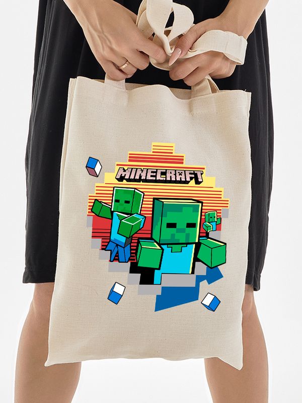 Футболка майнкрафт minecraft с принтом игры y2k детская