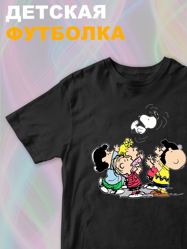 Футболка снупи Snoopy с милым принтом y2k детская