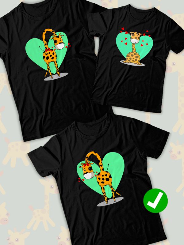 Футболка для мамы с жирафом mama mom mother
