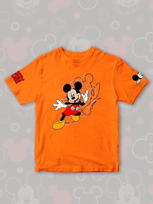 Футболка с персонажем Микки Маус из мультика Дисней. Футболка с принтом Mickey Mouse из Walt Disney для мальчика и девочки. Одежда для детей и подростков street style кэжуал.