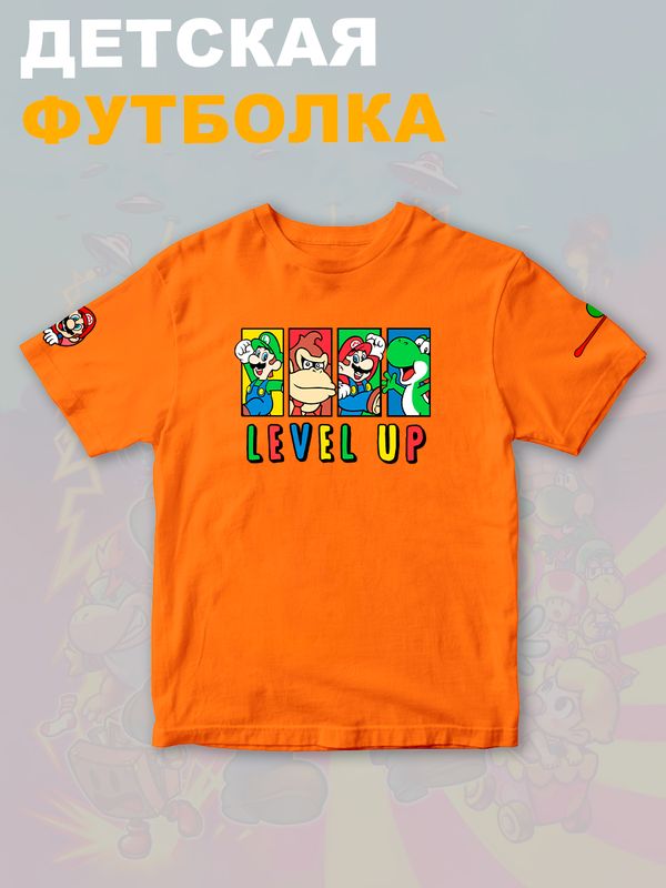 Футболка супер марио и луиджи донки конг нинтендо детская