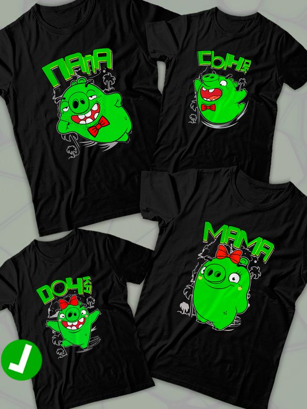 Футболка для дочки со свинкой girl