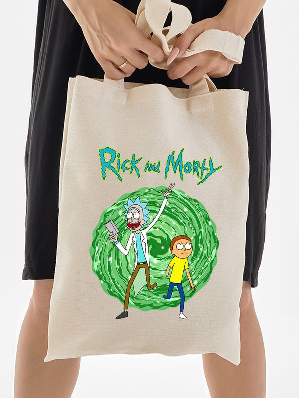 Шоппер рик и морти путешествие из rick and morty y2k