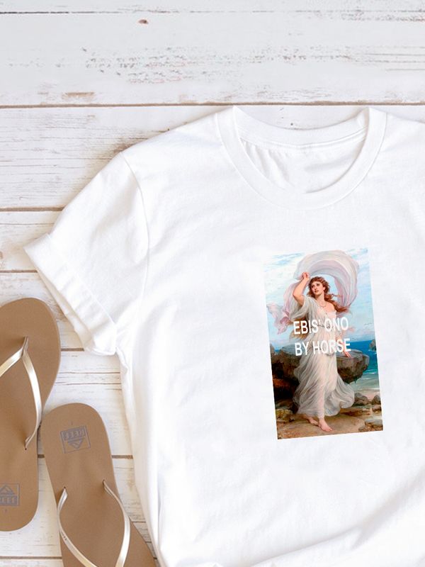 Футболка с принтом 