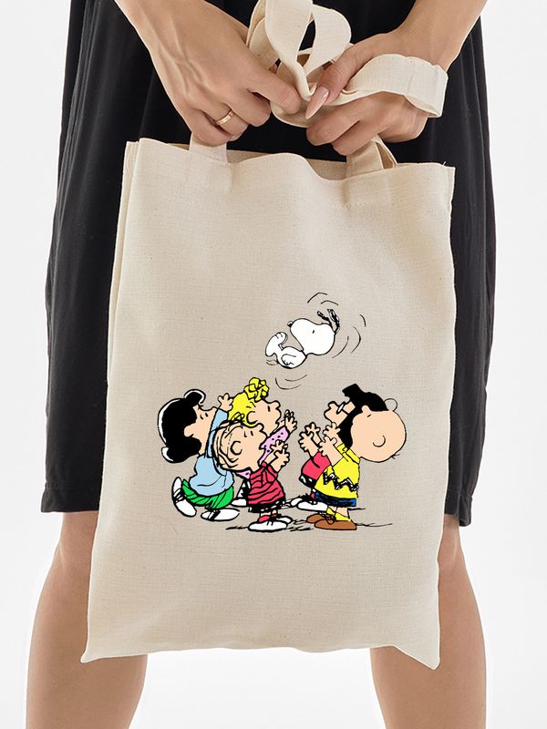 Шоппер снупи Snoopy с собакой и милым принтом y2k детский