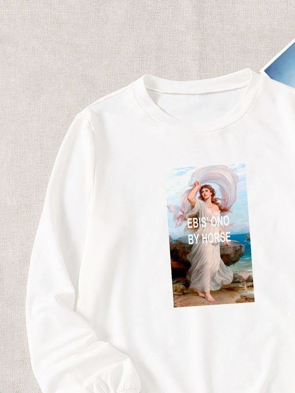 Свитшот с принтом  Свитшот с принтом