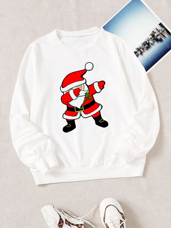 Свитшот дед мороз делает dab с новым годом Свитшот дед мороз делает dab с новым годом