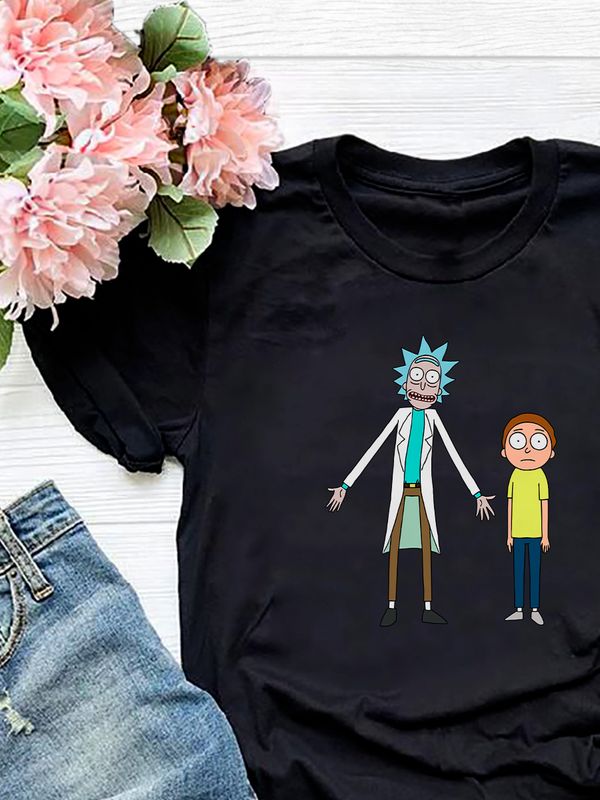 Футболка рик и морти прикол и мем из rick and morty