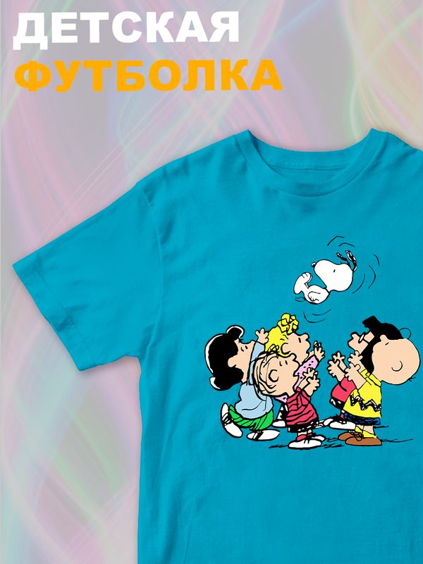 Футболка снупи Snoopy с милым принтом y2k детская