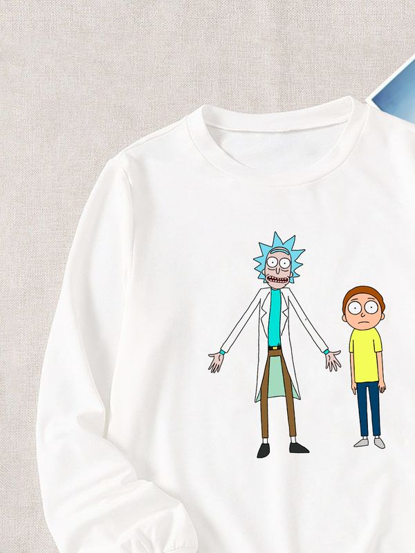 Свитшот рик и морти прикол и мем из rick and morty